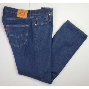 Levis 501 Button Fly Jeans 34x30 Red Tab 5 Pocket